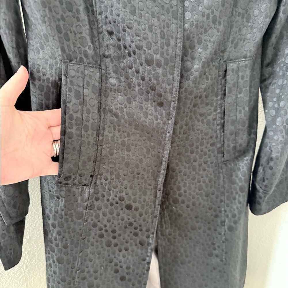 Anthropologie Tulle Black Glam Coat - Picture 5 of 9